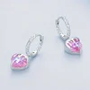 925 Sterling Silver Melting Heart Ear Clips