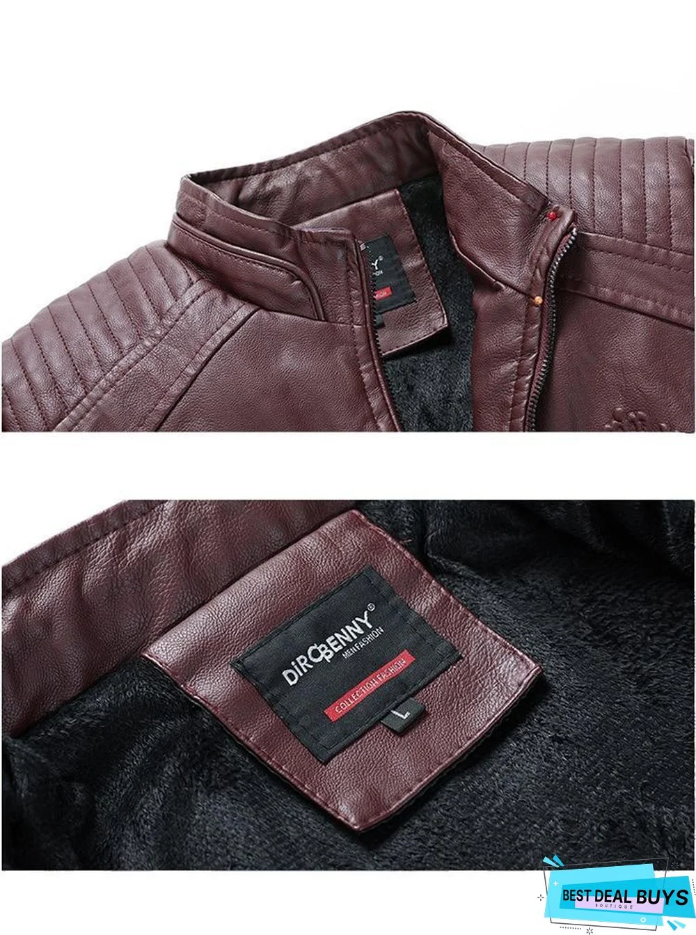 Men Leather Jackets Winter Jacket Classic Motorcycle Style Inside Thick Coats Leather Jacket
