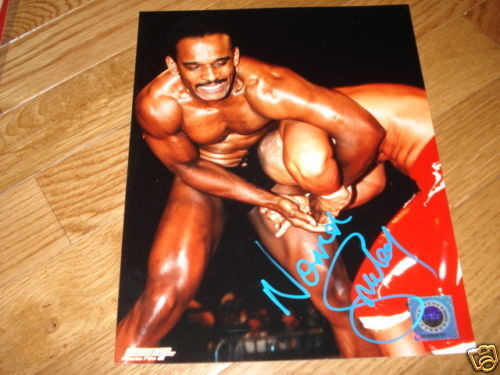 Norman Smiley WCW WWF Wrestling Signed 8x10 Photo Poster painting