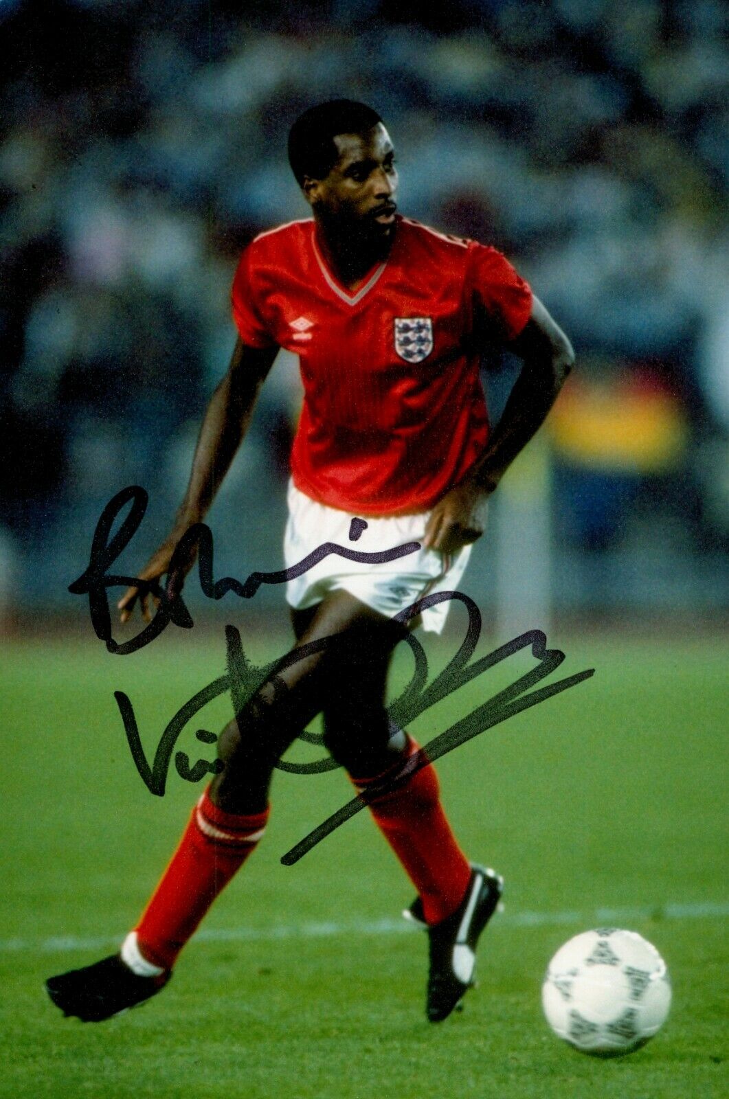 Viv Anderson Signed 6x4 Photo Poster painting England Sheffield Wednesday Arsenal Autograph +COA