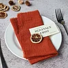 42 x 42cm Gentle Wedding Event Resturant Raw Edge Napkins