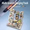 3D Wooden Mechanical Ball Rolling Ladder Model