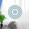 DIY Diamond Painting Double-sided Rotatable Snowflake Hanging Wind Chime Suncatcher Hanging Kit