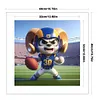 【Limited Stock Sale】Los Angeles Rams Football-11CT Stamped Cross Stitch 40*40cm tapestrymarket