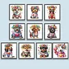 (Multi-Style)Dog-Partial Special Shaped Diamond Painting 30*30CM