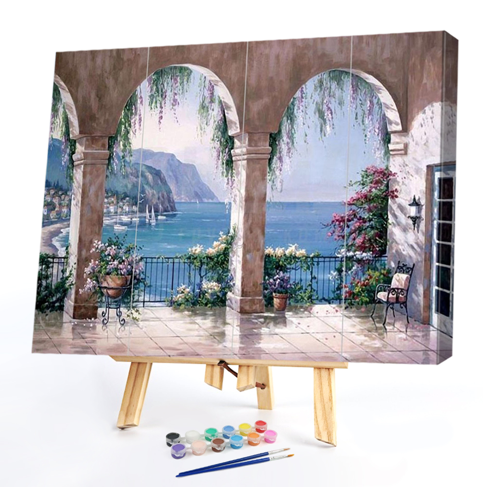 

40x50cm - Paint By Numbers Double Arch, 501 Original