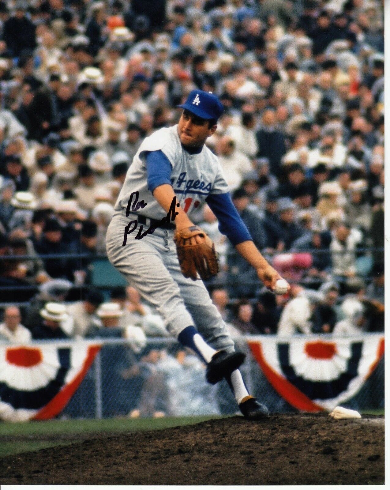 Ron Perranoski #0 8x10 Signed Photo Poster painting w/ COA Los Angeles Dodgers 032419