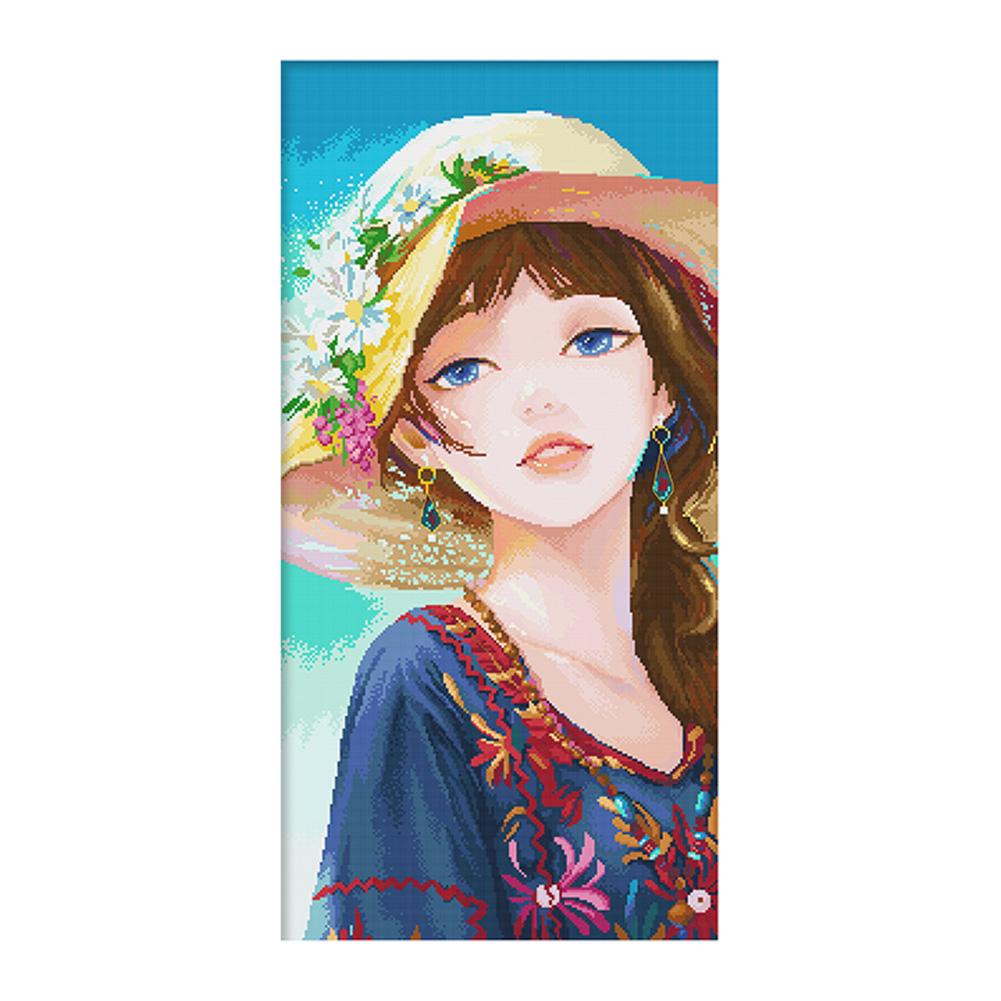 

Summer Style - 11CT Stamped Cross Stitch - 50*90cm (Big Size), 501 Original