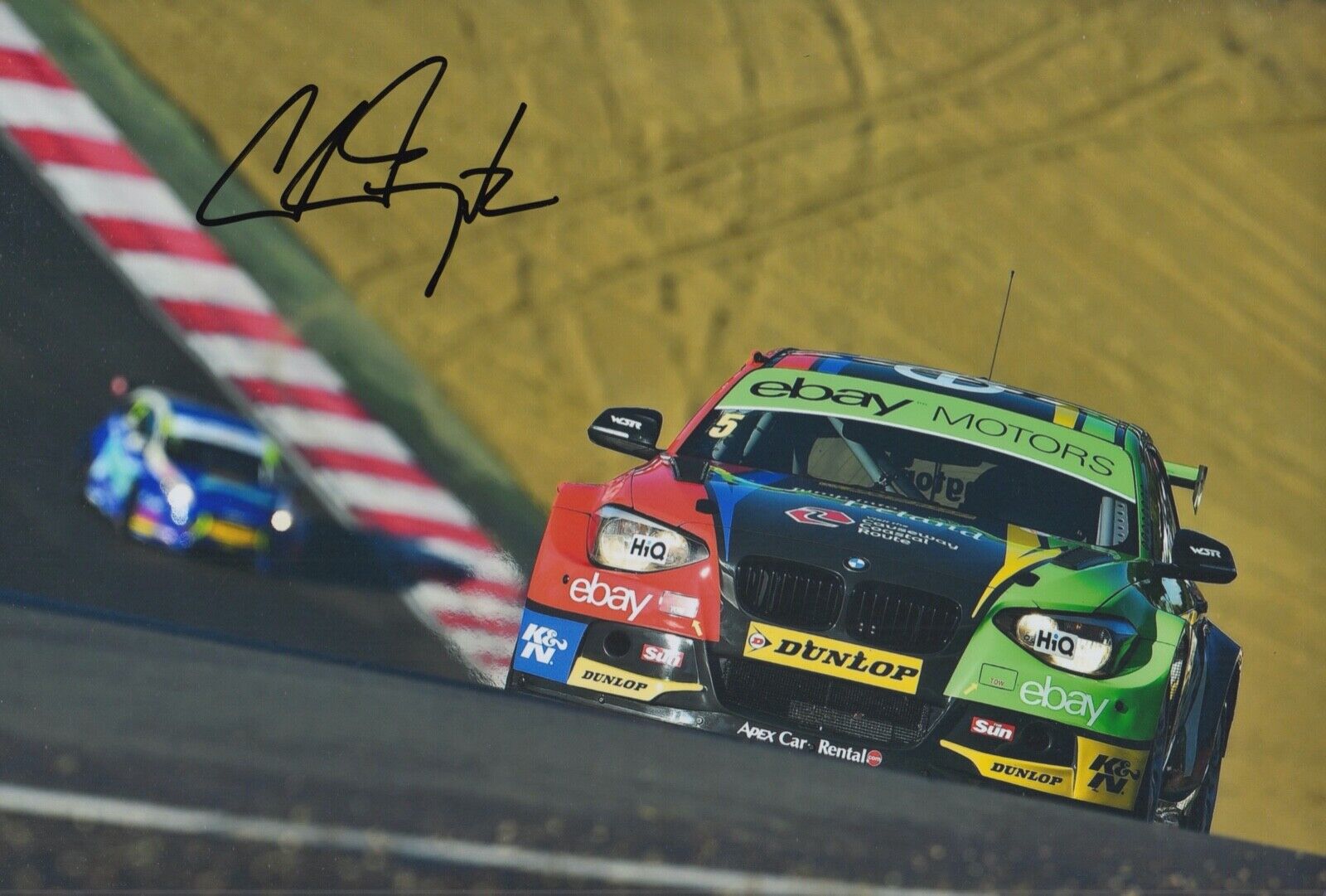 Colin Turkington Hand Signed 12x8 Photo Poster painting BTCC Autograph BMW Touring Cars