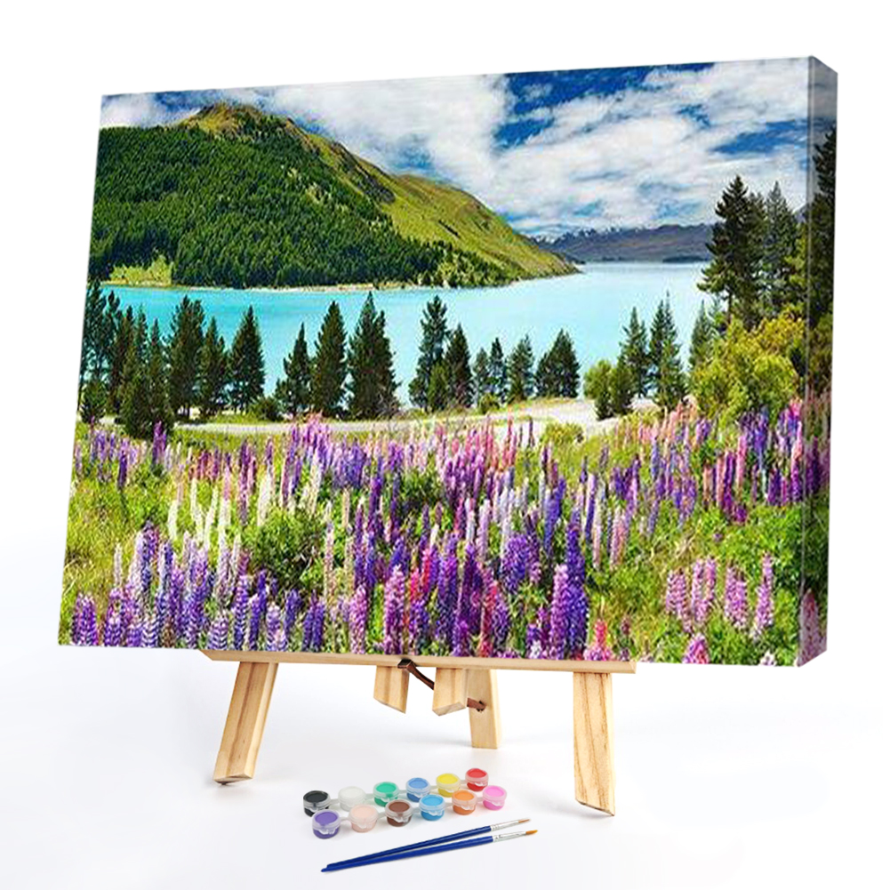 

50*40CM - Paint By Numbers - Flowers Plants, 501 Original