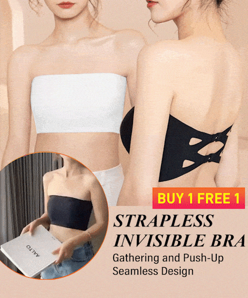 🔥Buy 1 Get 1 Free🔥 - Strapless Ice Silk Seamless Anti-Skid Bra