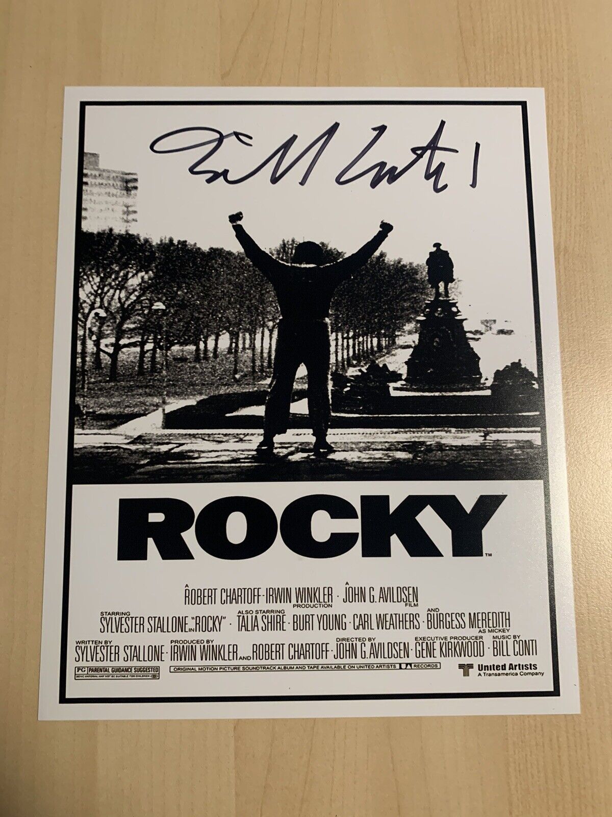 BILL CONTI HAND SIGNED 8x10 Photo Poster painting AUTOGRAPHED ROCKY MOVIE COMPOSER COA