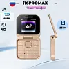 PUSOKEI 4G LTE Flip Phone Unlcoked, 4G Mini Flip Phone for Seniors, Loud Speaker, Dual SIM Slot, 1.77 Inch Screen, One Click Dialing, Bluetooth, FM Radio