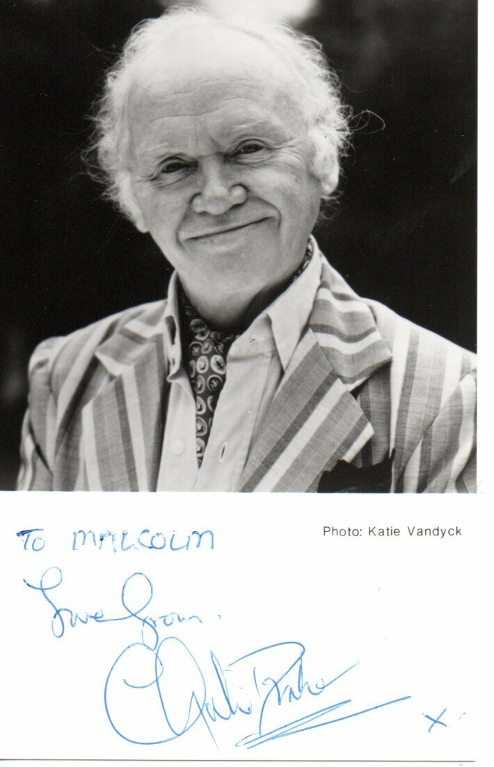 CHARLIE DRAKE HAND SIGNED Photo Poster painting 6X4 BRITISH TV & STAGE COMEDY ACTOR