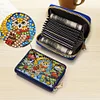 (US Local)DIY Diamond Art Diamond Dot Card Pack 5D Diamond Painting Coin Pouch Gift (Owl)