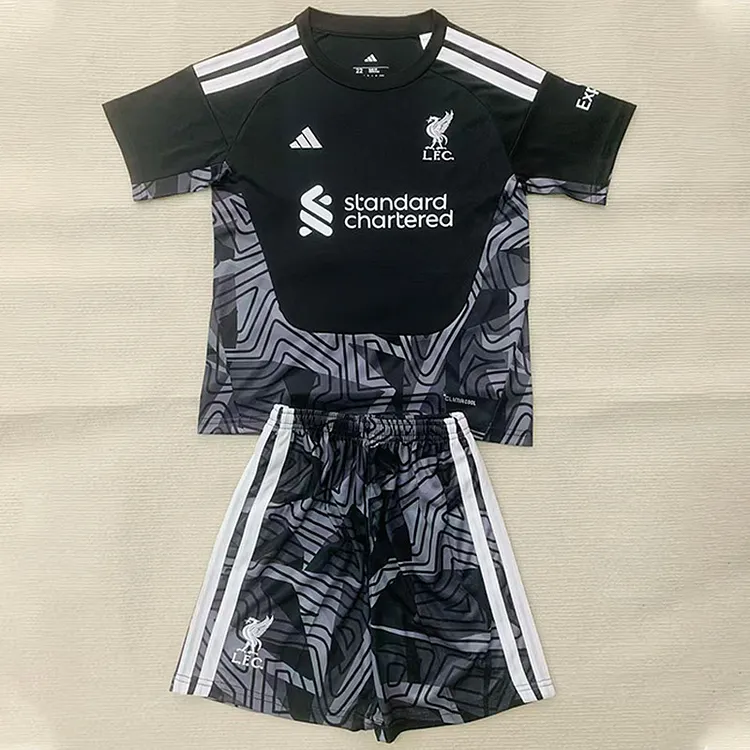 Kids Liverpool 26/27 Black GK Jersey 1:1 Thai Quality