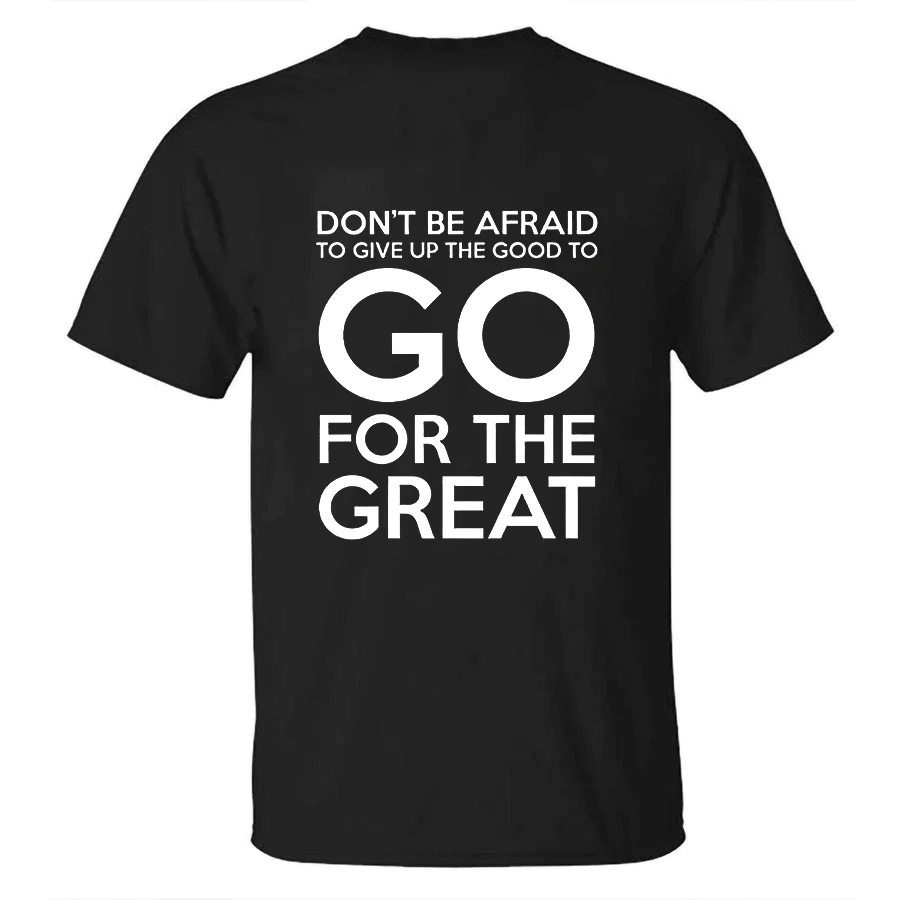 Don't Be Afraid Printed Men's T-shirt