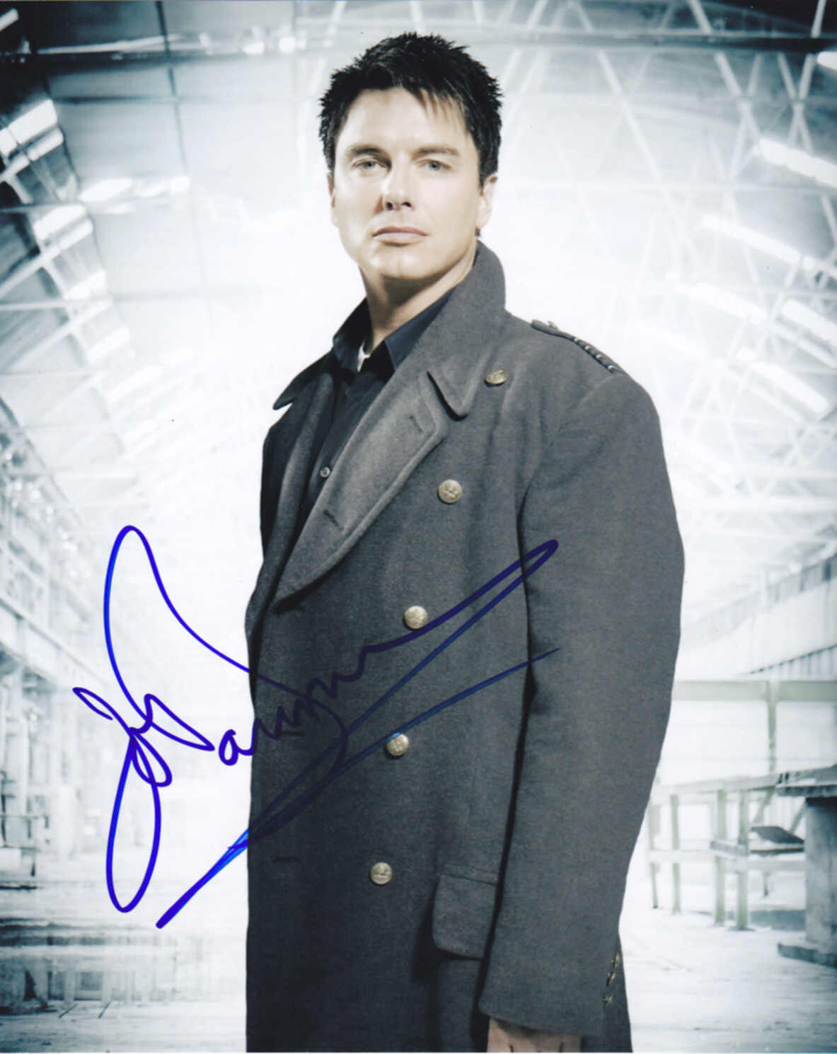 John Barrowman signed 8x10 color Photo Poster painting-Torchwood, Arrow