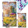 Diamond Painting - Full Round Drill - Windmill(Canvas|40*70cm)