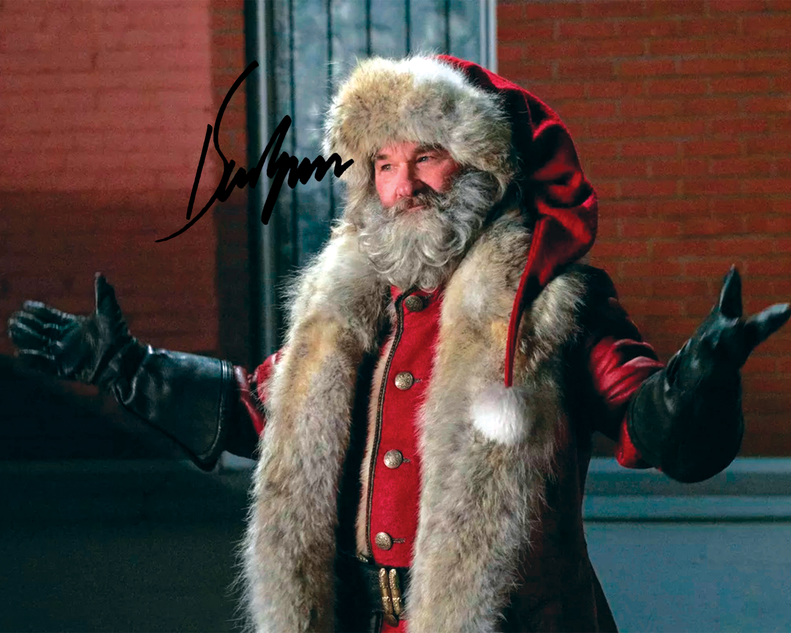 Christmas Chronicles signed Kurt 8X10 print Photo Poster painting picture poster autograph RP