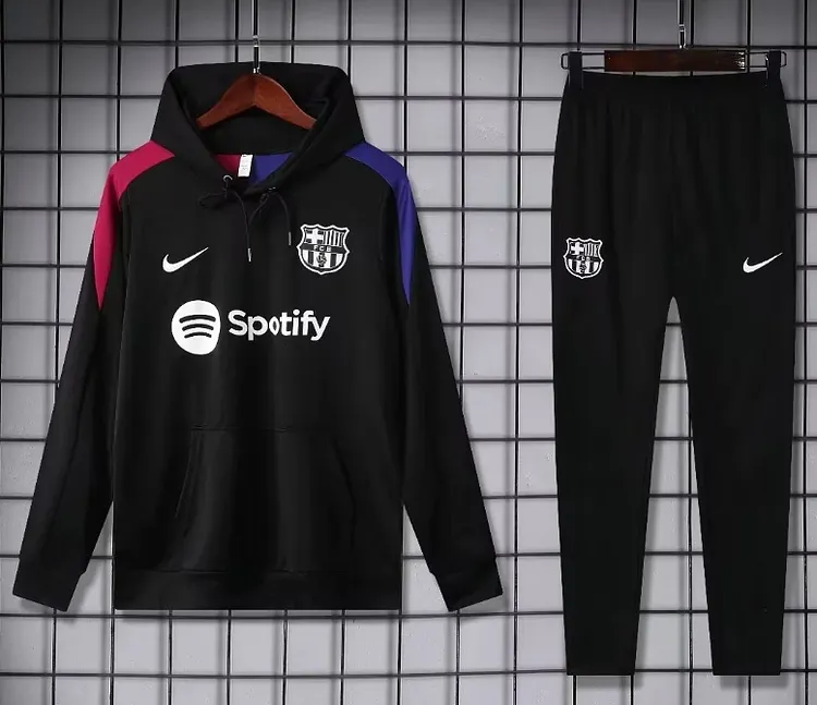 25-26 season Barcelona training hooded training jersey