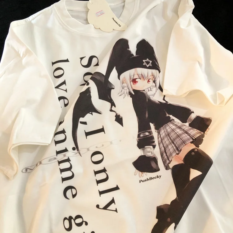 Pure Cotton “Sorry I Only Love Anime Girl” T-shirt weebmemes