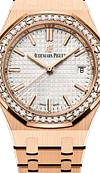 Rose Gold 904L Steel Silver Dial - Watch - 34mm