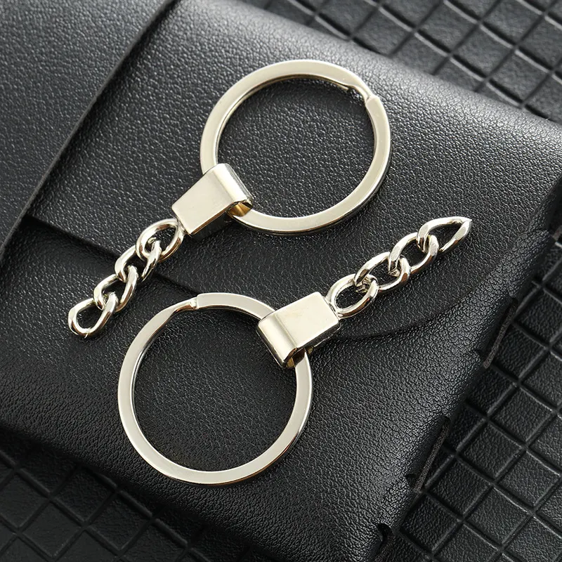 Bold 30MM Flat Ring Box Carabiner Fashionable Metal Pendant Keychain Cartoon Iron Style for Jewelry or Personal Use