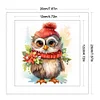 Christmas Owl - 18CT Stamped Cross Stitch 20*20cm/7.87*7.87in