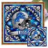 (Multi-Style) Rugby Team Logo NFL-11CT Stamped Cross Stitch 35*55/50*65cm