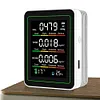 5 in 1 Indoor Air Quality Monitor CO2 Meter TVOC HCHO Temp Humidity Detector