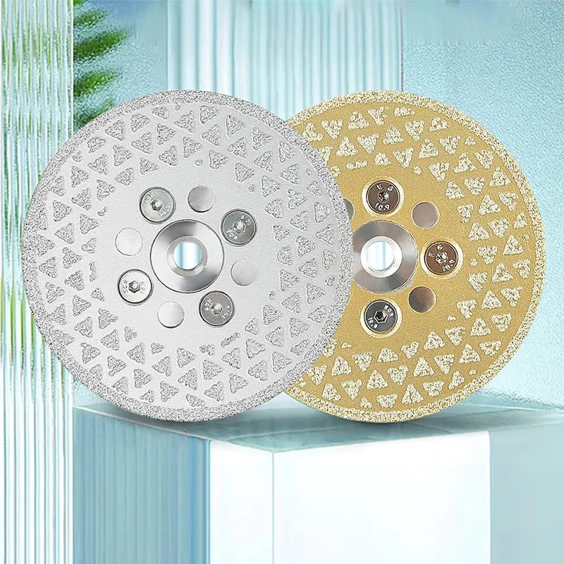 M14 Flange Electroplated Diamond Double-sided Star Material Cutting Disc