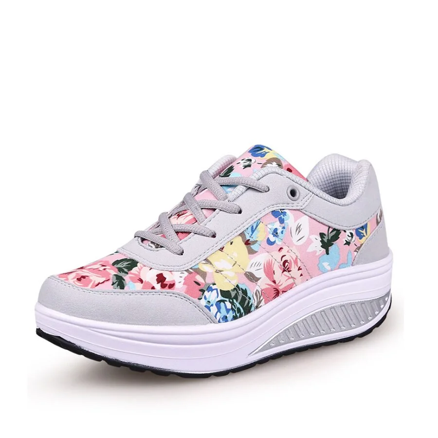 Women Shoes 2021 Fashion Sneakers Women Breathable Comfortable Wedges Sneakers Female Shoes Women Vulcanize Shoe Sneakers Women