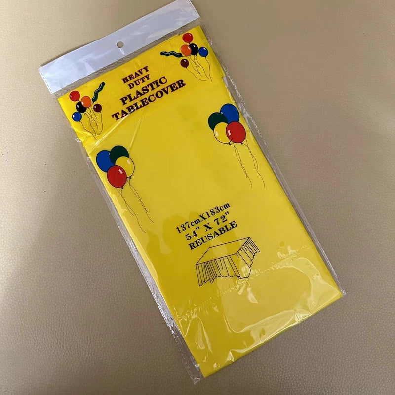 Modern Style Solid Color Cloth Party Street Tablecloth