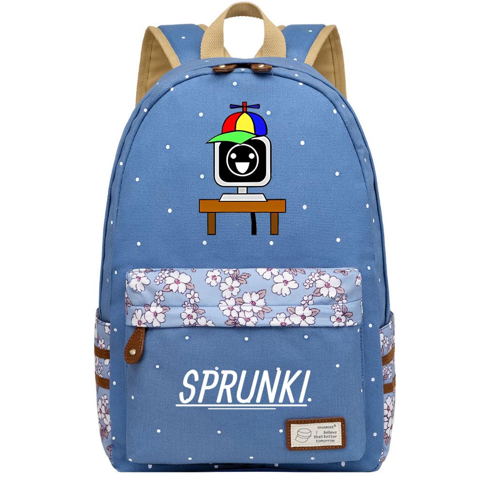 Mayoulove Sprunki Backpack Lightweight Design Water-Resistant Ideal for School and Outdoor Activities-Mayoulove