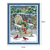 Stamped Cross Stitch-Christmas Snow (21 X 30cm)