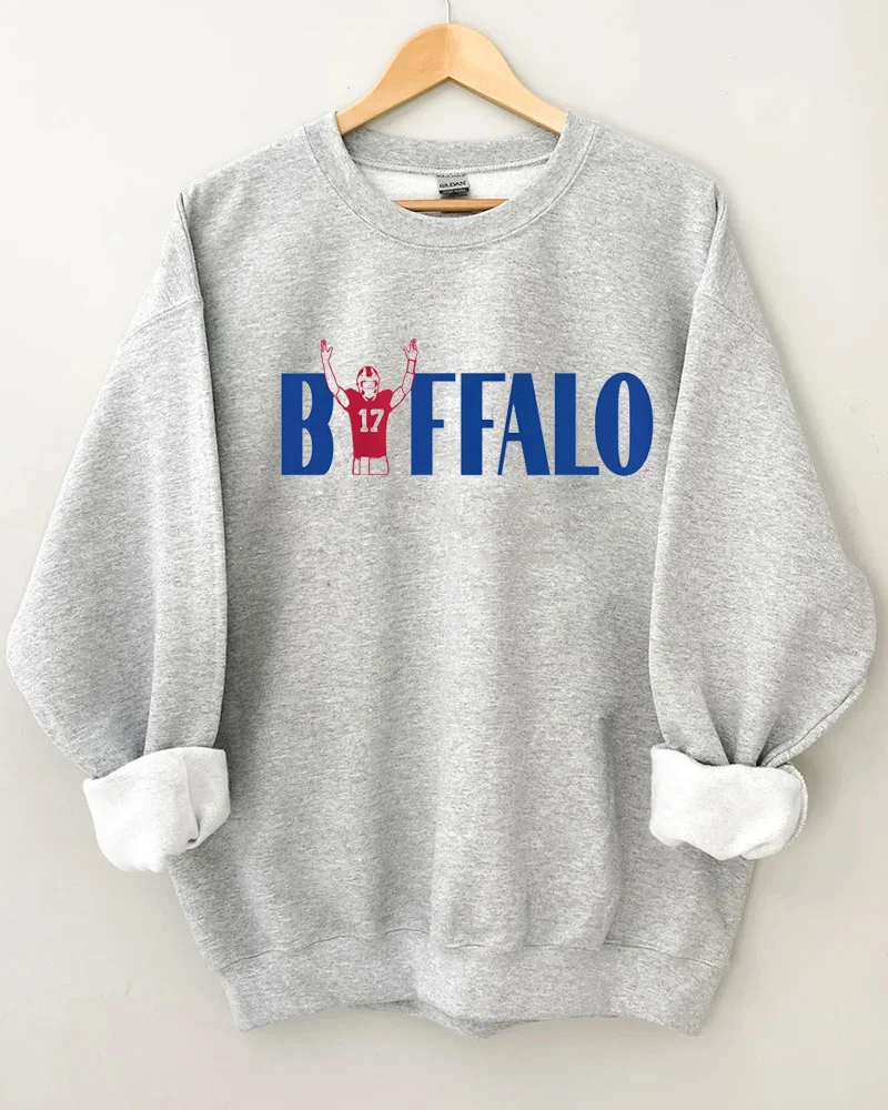 Buffalo Bills Josh Allen Graphic Sweatshirt