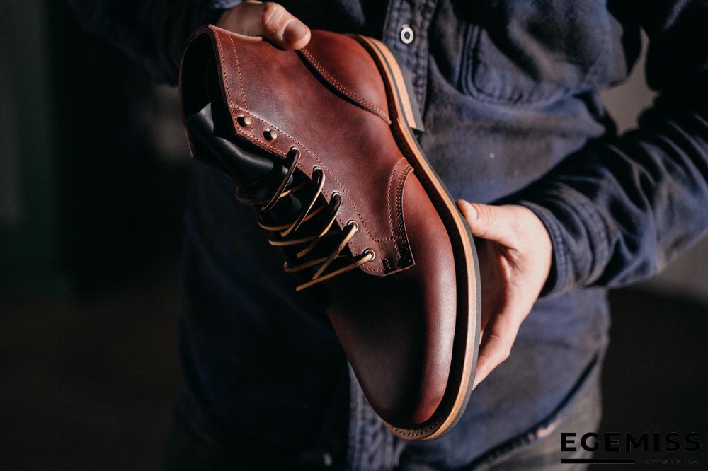 Cow Split Leather Men Boots Comfortable Boots Men Footwear Rubber Ankle Boots Men's Shoes | EGEMISS