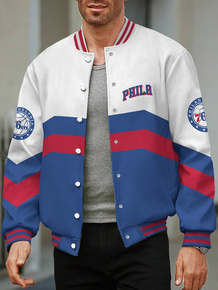 Philadelphia 76ers  Limited Edition Full-Snap Casual Jacket