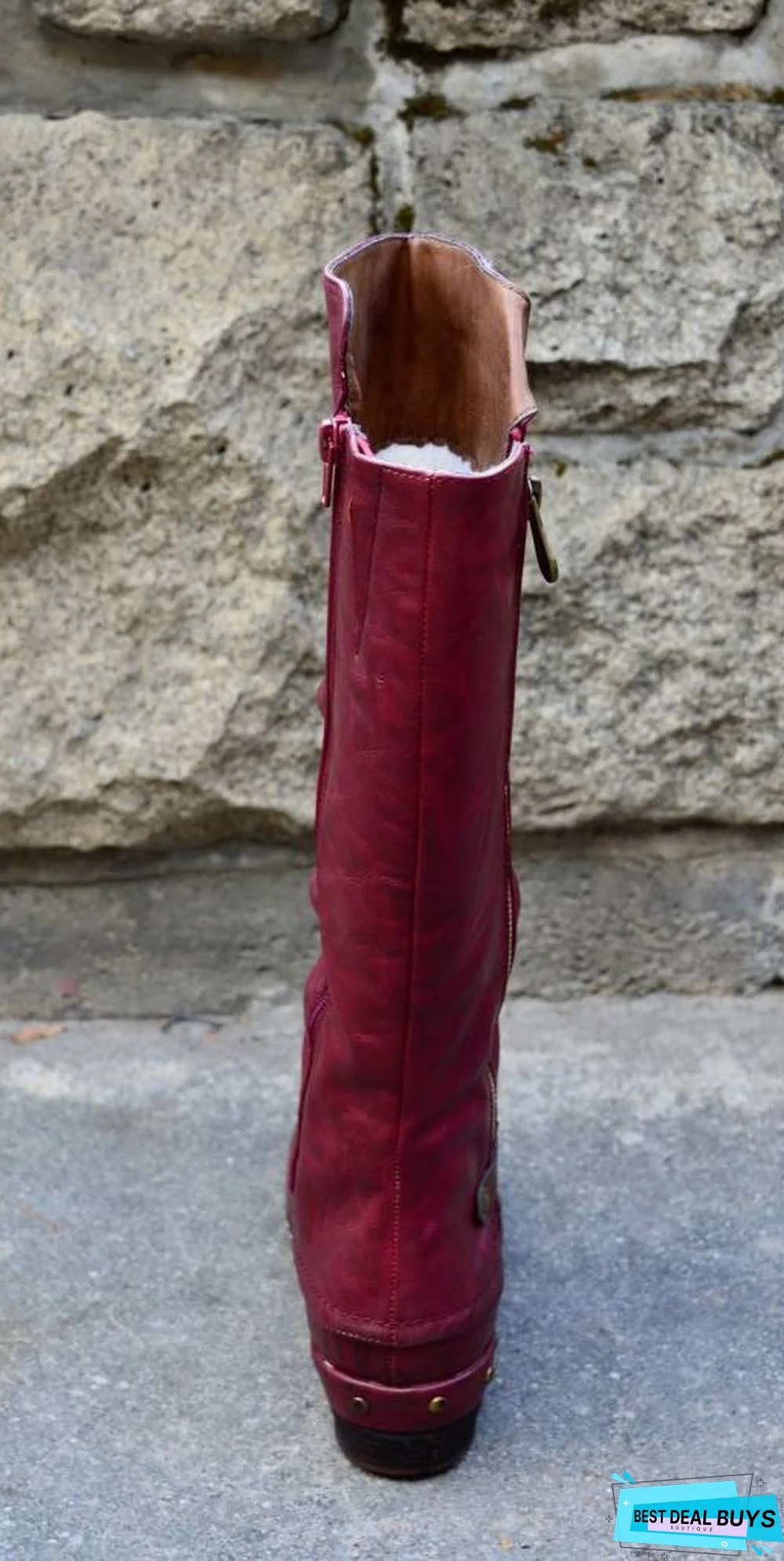 Women's Western Cowboy Knee Boots Punk Boots