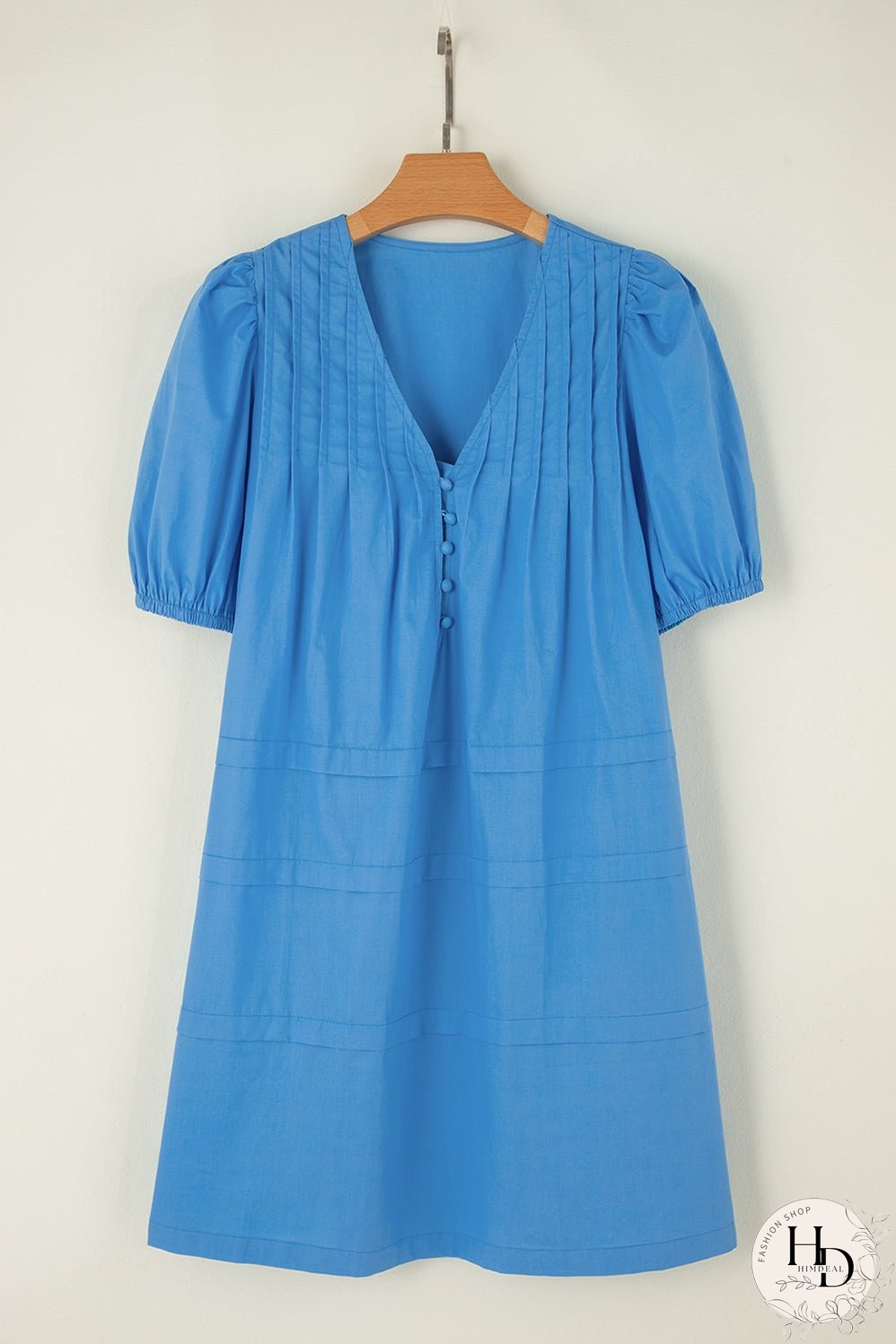 Relaxed Fit V-Neck Summer Dress
