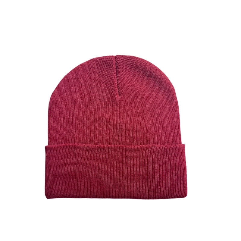 Unisex Minimalist Solid Color Eaveless Wool Cap