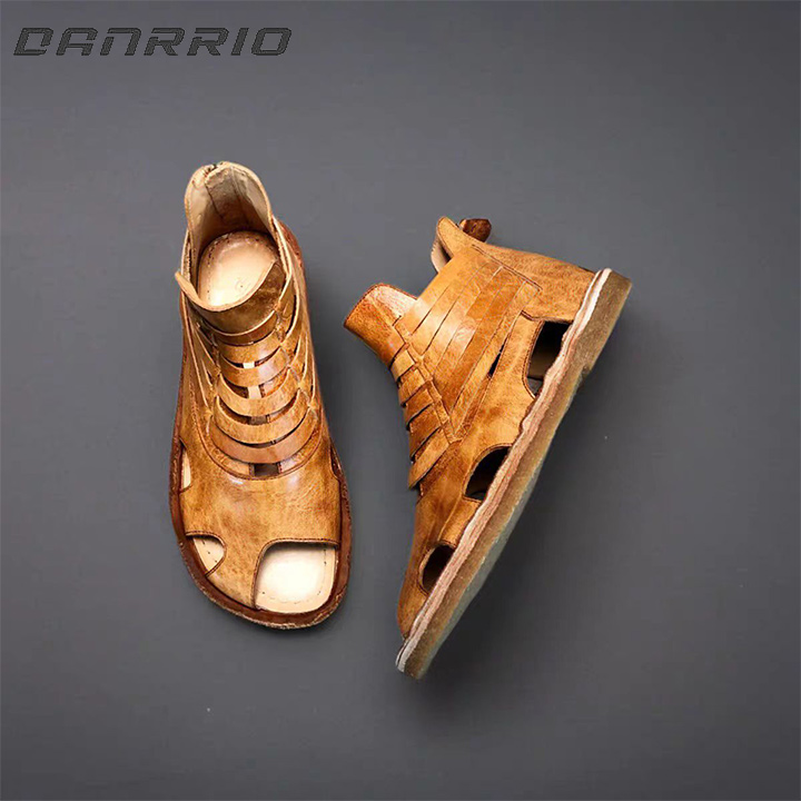 DANRRIO Goodyear Handmade Original Vintage Woven Greek Sandals DANRRIO.COM DANRRIO