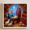 Nativity - 11CT Stamped Cross Stitch 50*50cm/19.69*19.69in