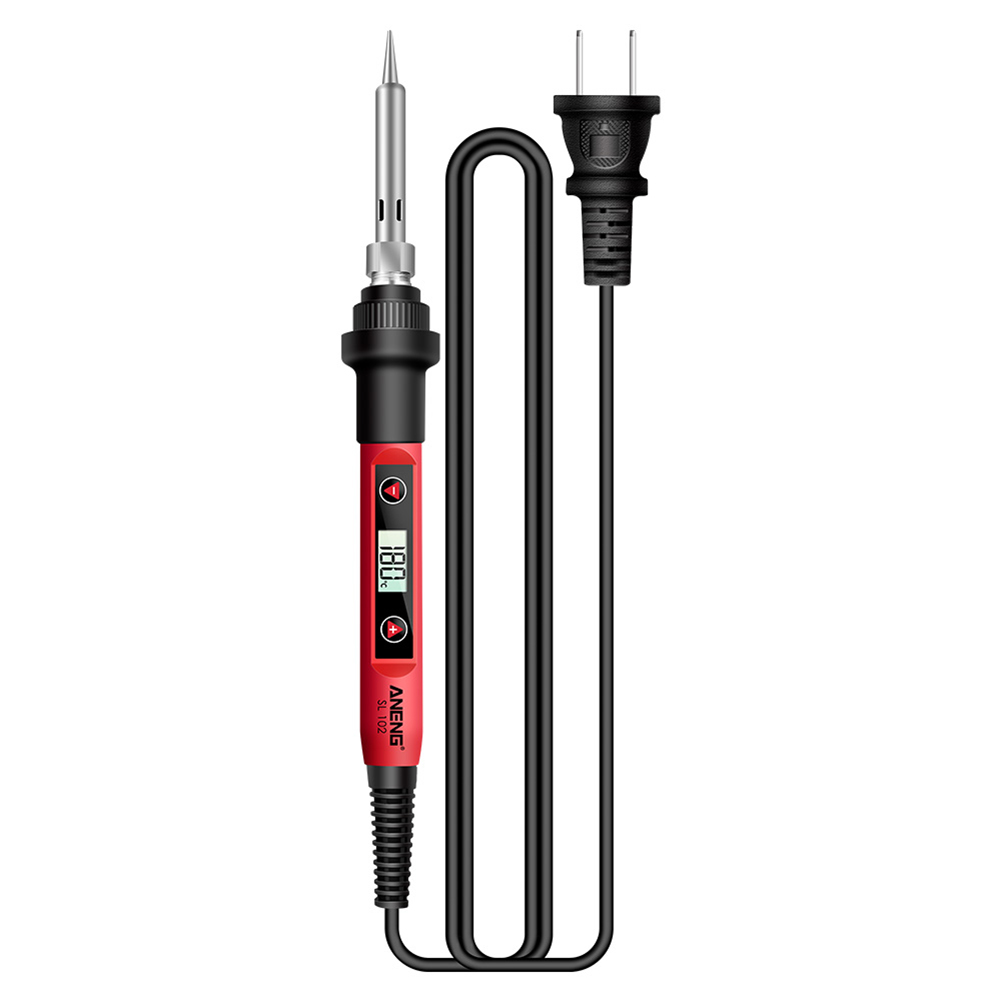 

12pcs Digital 60W Electric Soldering Iron Kit Adjustable Temperature Heater, 501 Original