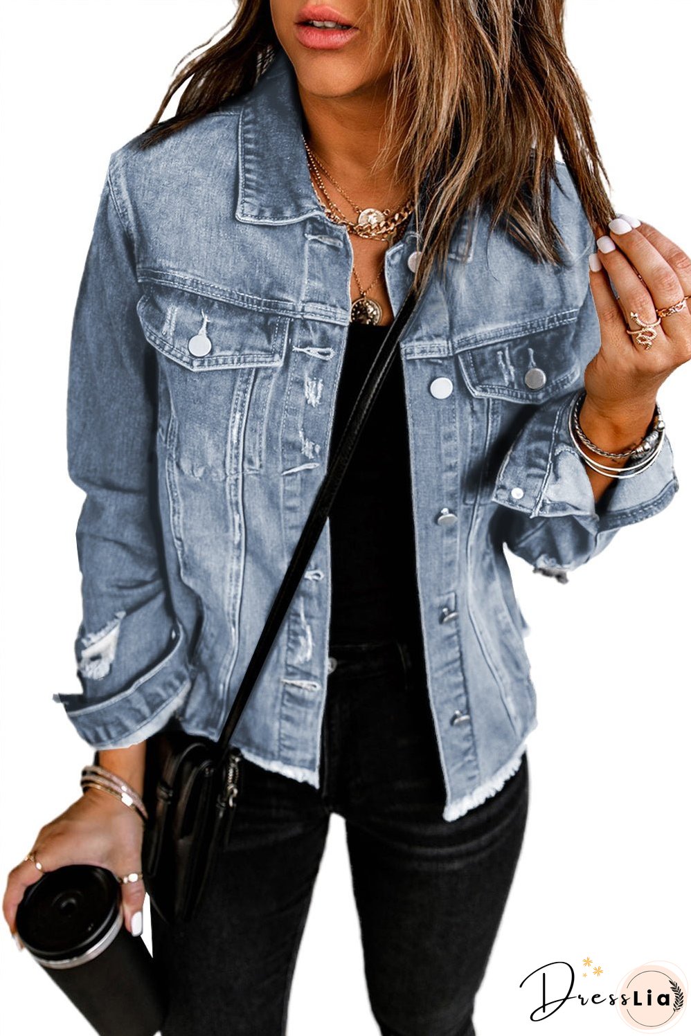 Sky Blue Denim Jacket
