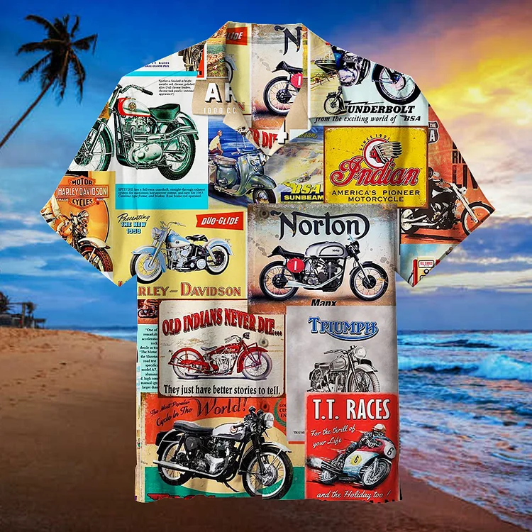 Indian Motorcycle |Unisex Hawaiian Shirt