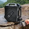 Camping Water Jug with Faucet Portable Water Bucket for Car Camping (Black)