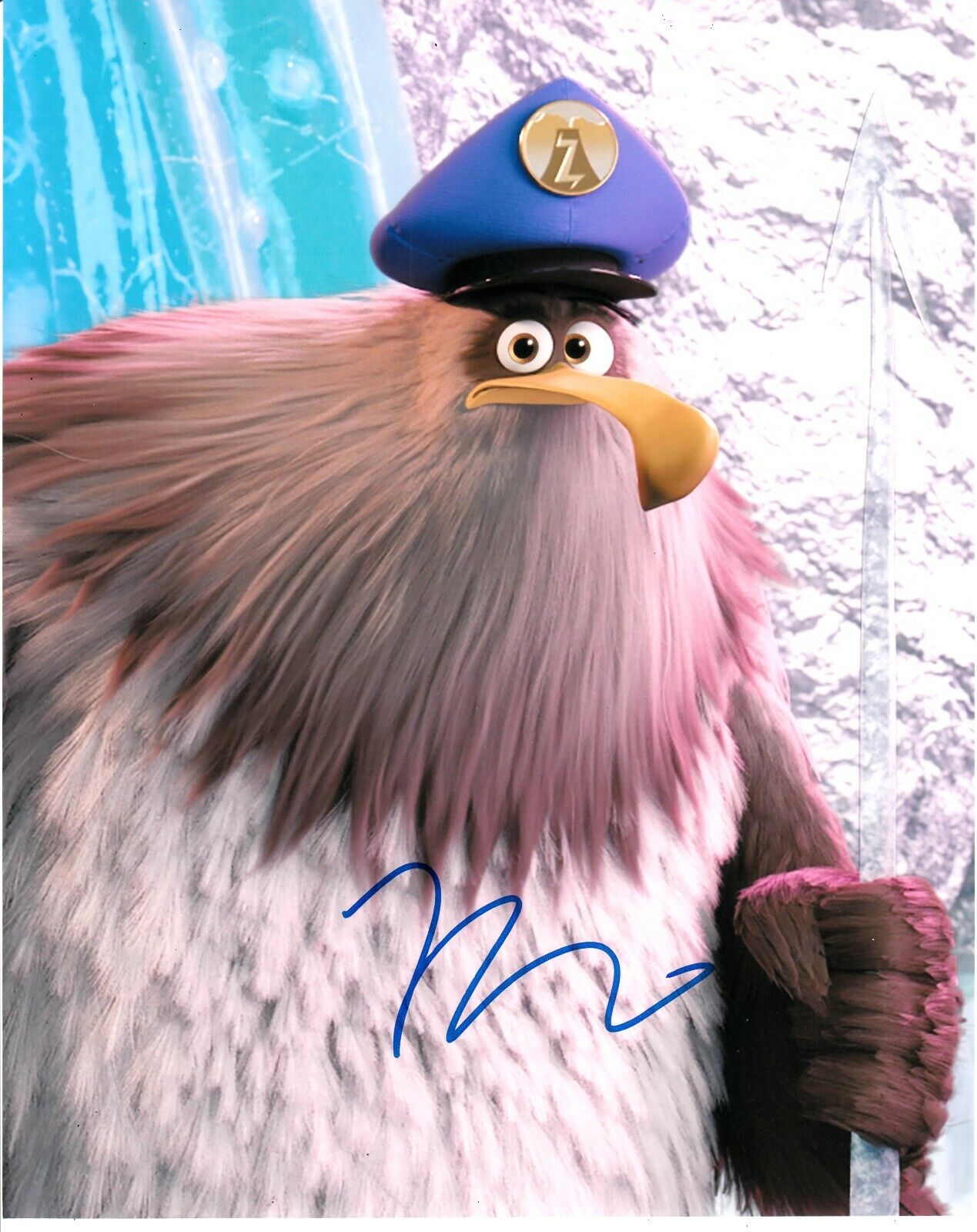 ZACH WOODS SIGNED ANGRY BIRDS Photo Poster painting UACC REG 242 (1)