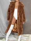 Cashmere Fleece Lining Artificial Fur Coats